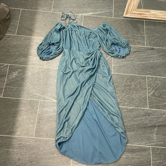 ASOS Dresses & Skirts - ASOS blue velvet dress